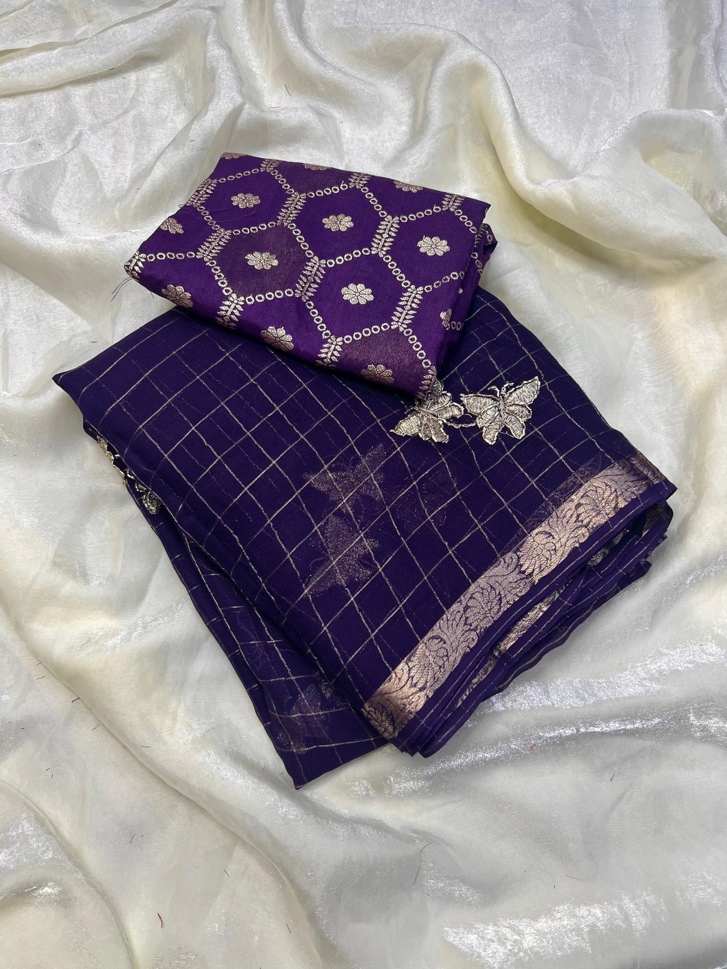 Viscose Georget saree-SR1193E