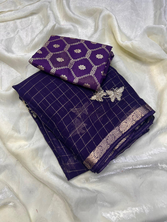 Viscose Georget saree-SR1193E