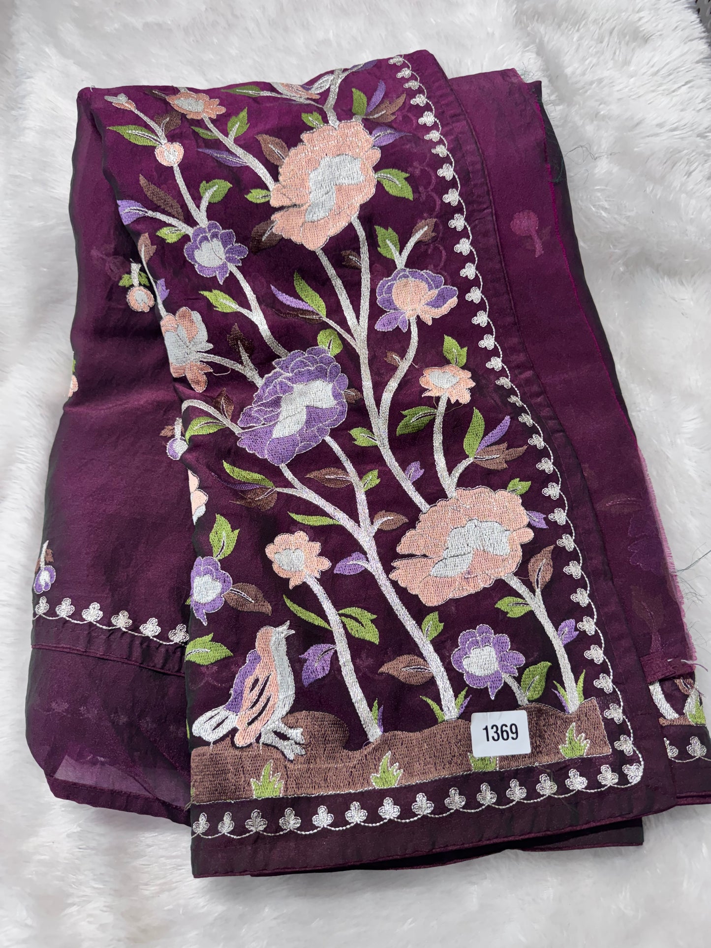 Fancy Georget saree-SR1266E