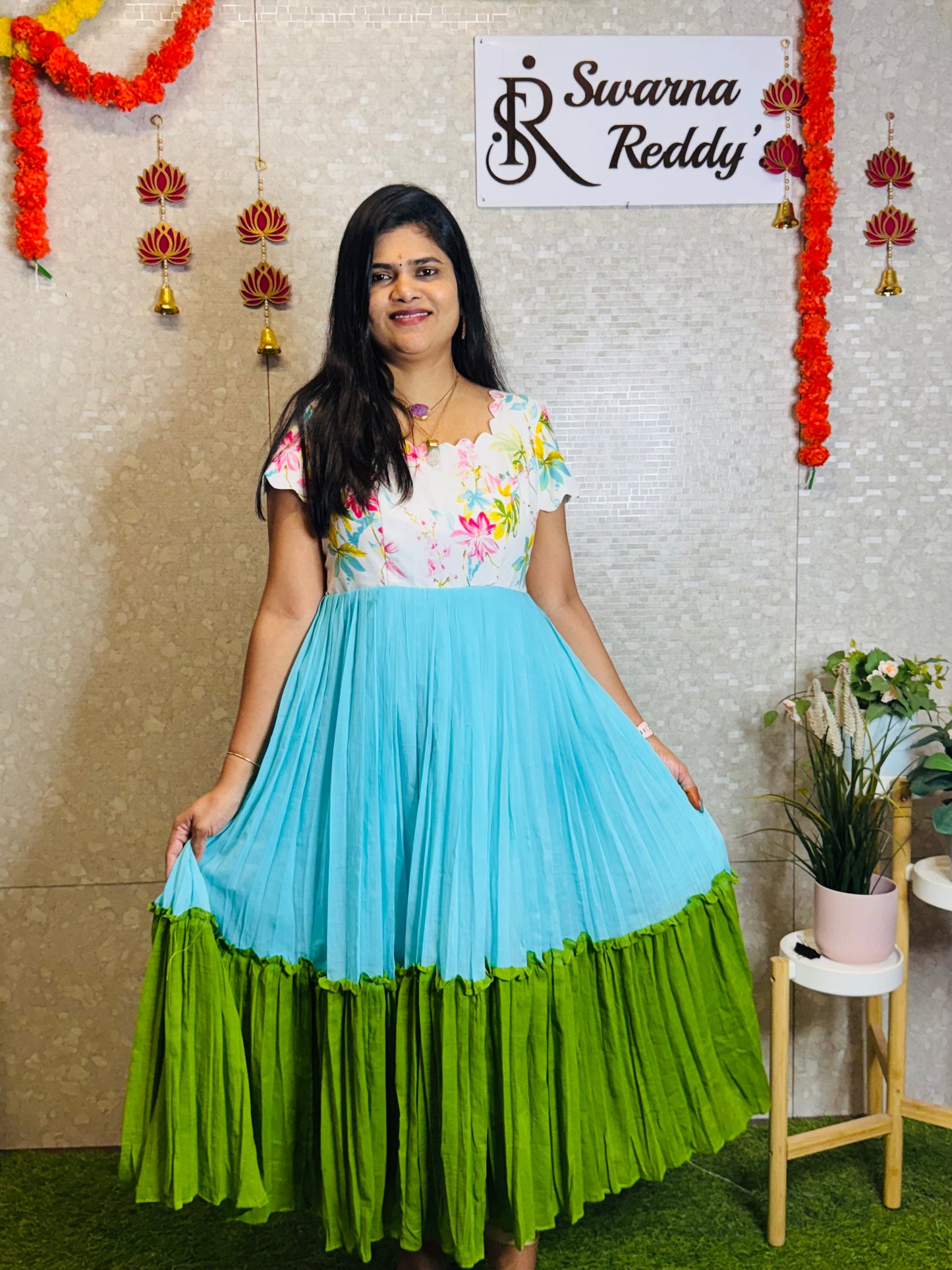 Mulcotton Frock-SRF1007A
