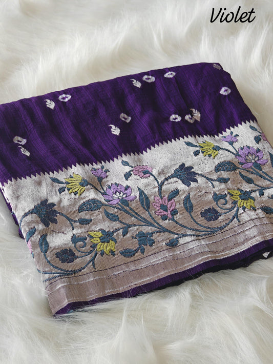 Viscose Rawsilk Bandhej-SR1067C