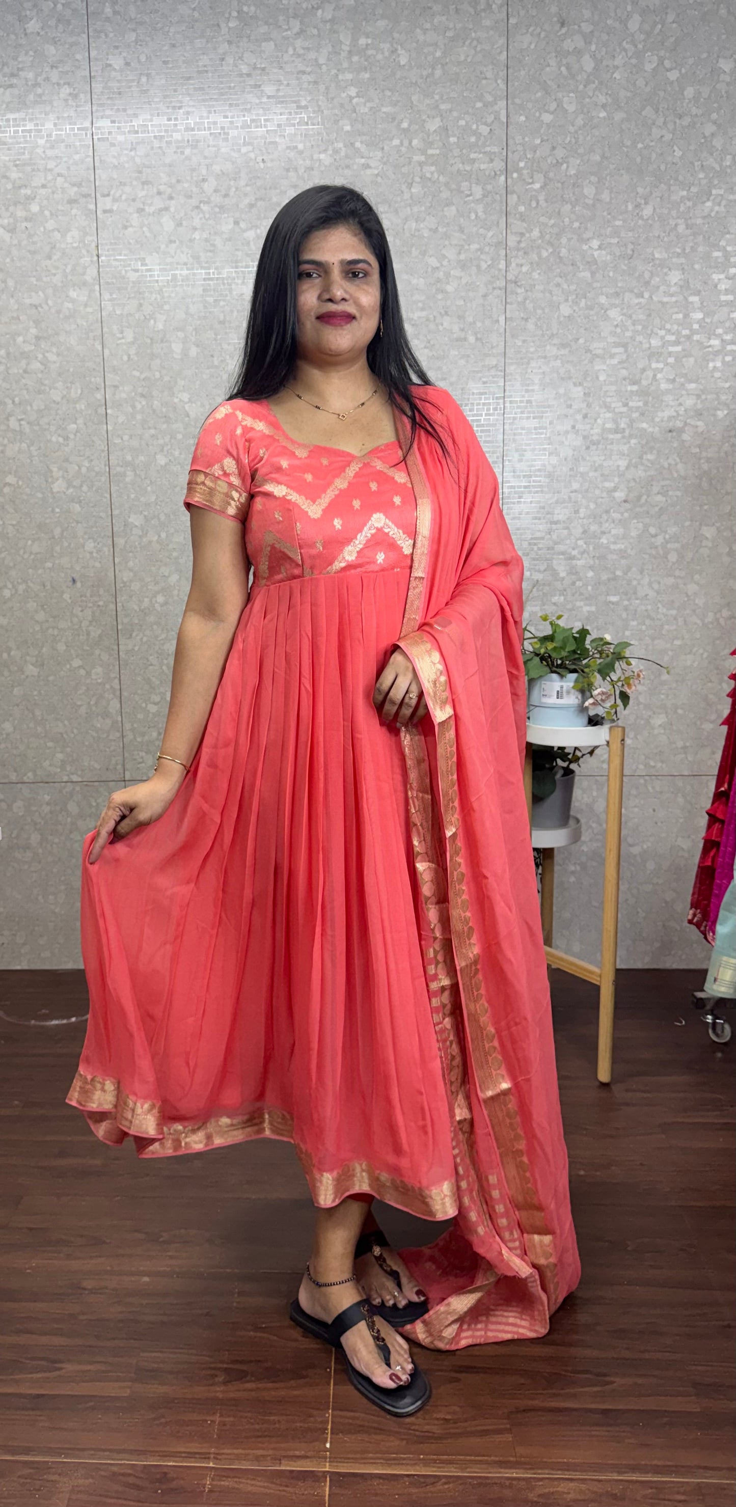 Viscose anarkali -SRA010H