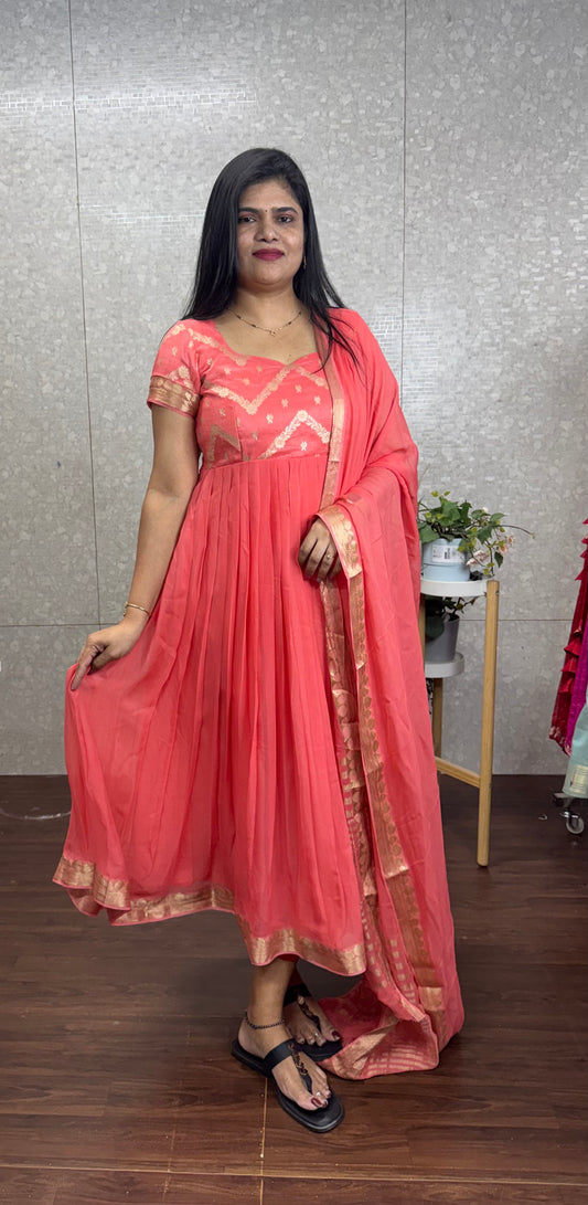Viscose anarkali -SRA010H