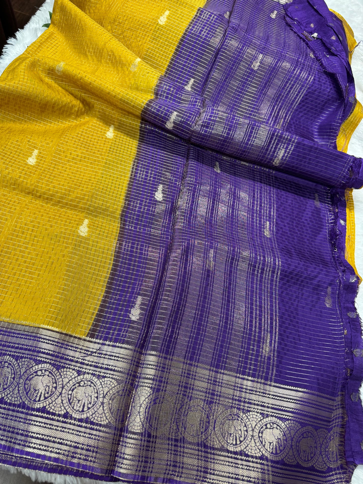 Vintage checks Mysore Georget-SR1174L
