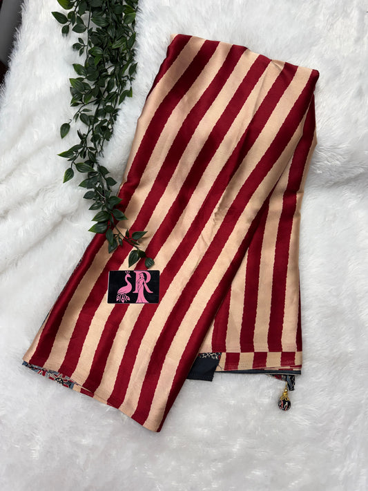 Ajrakh saree-SR1059E