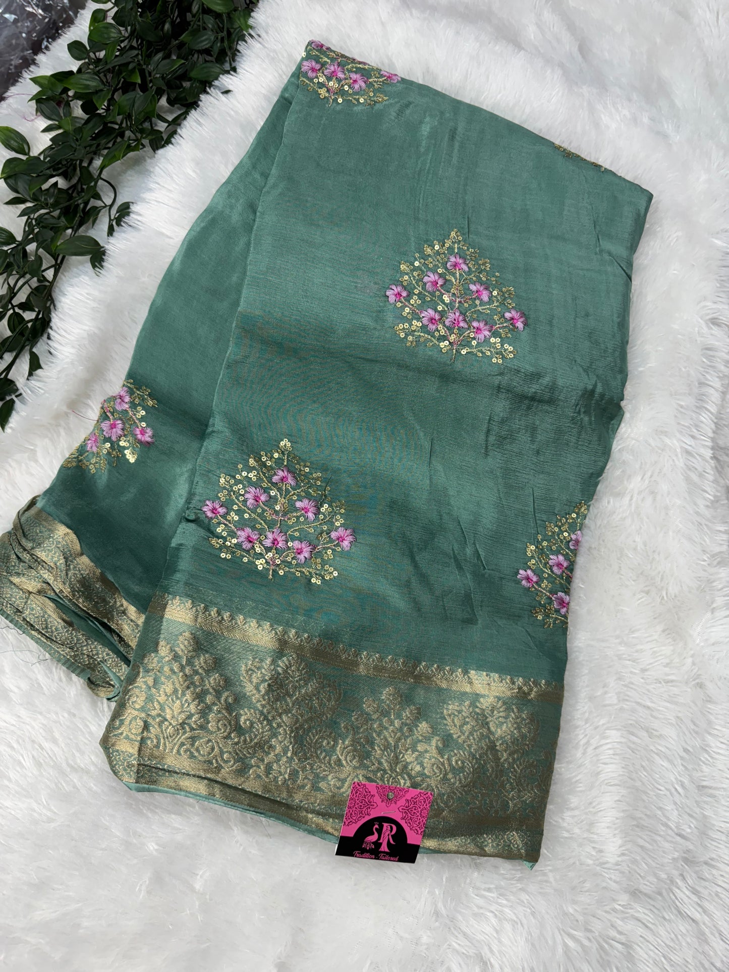 Russian silk saree-SR1097F