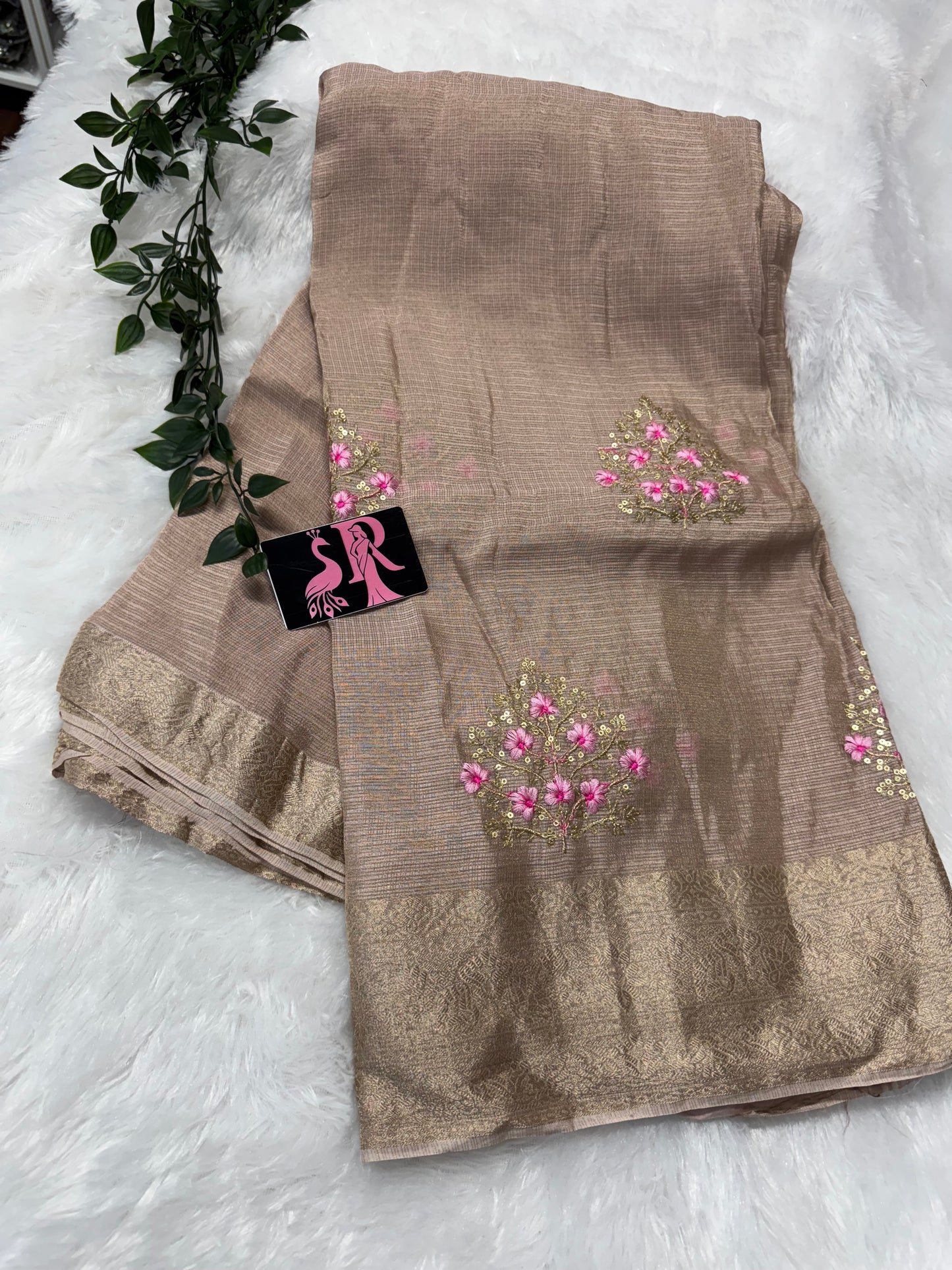 Pure tissue silk Kota-SR1044F