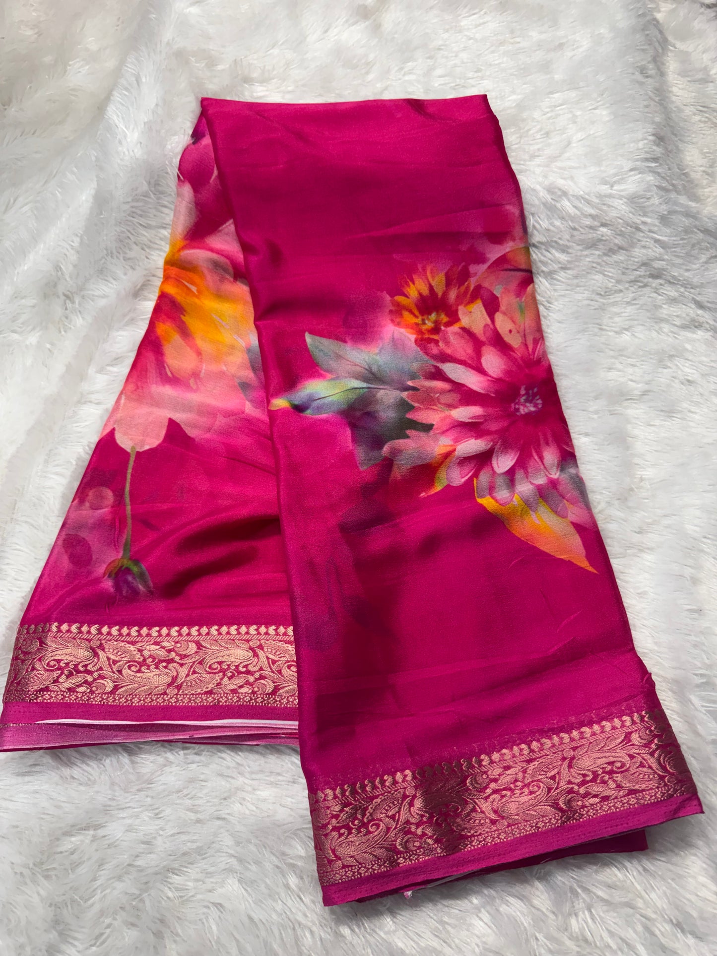 Chinnon digital print saree-SR1209E