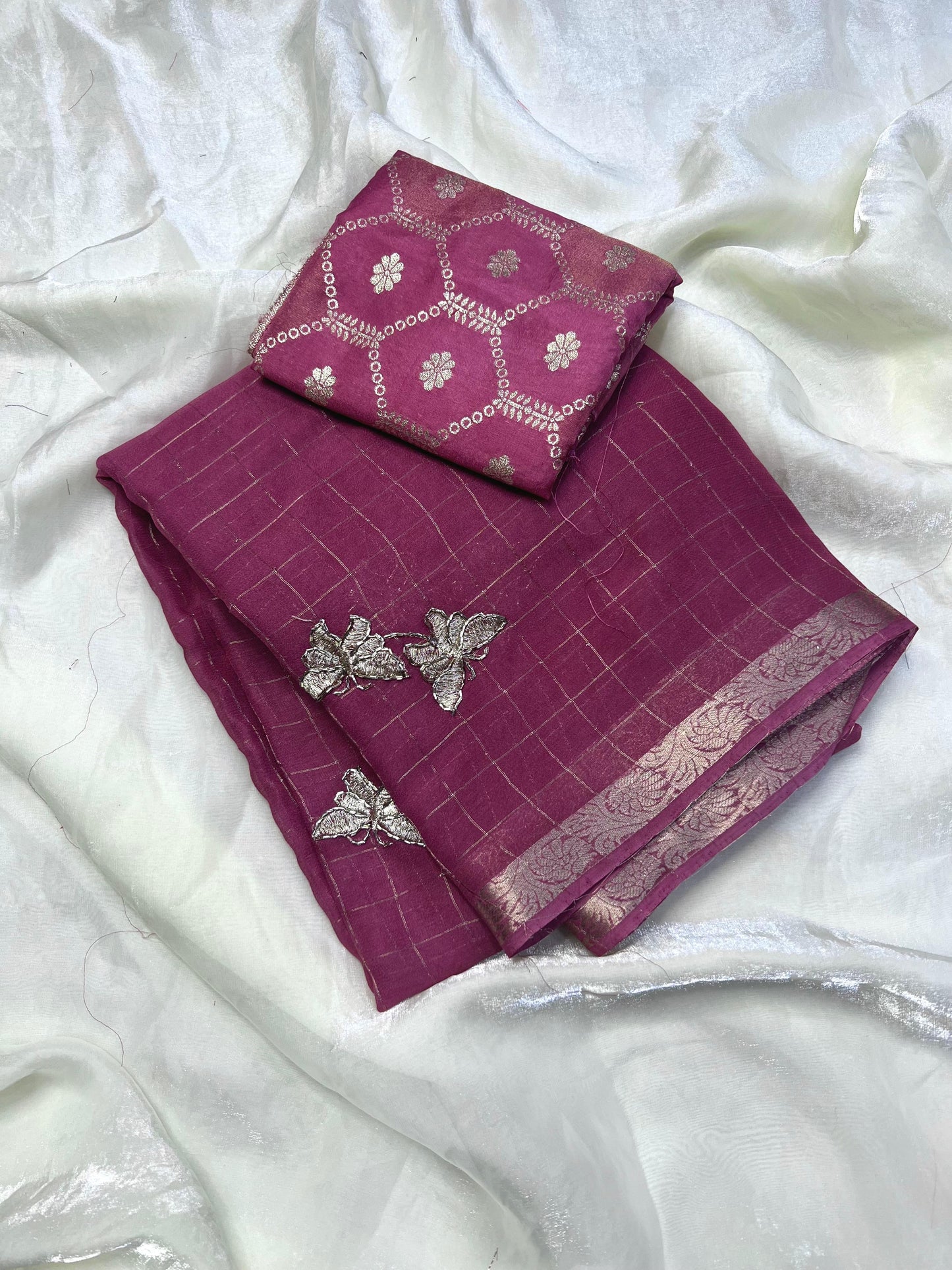 Viscose Georget saree-SR1193C