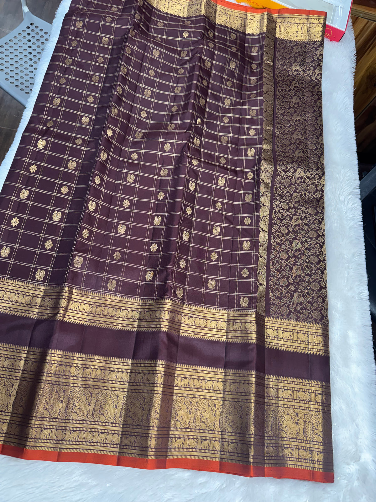 Vintage  Kanchipattu saree-SRKP16