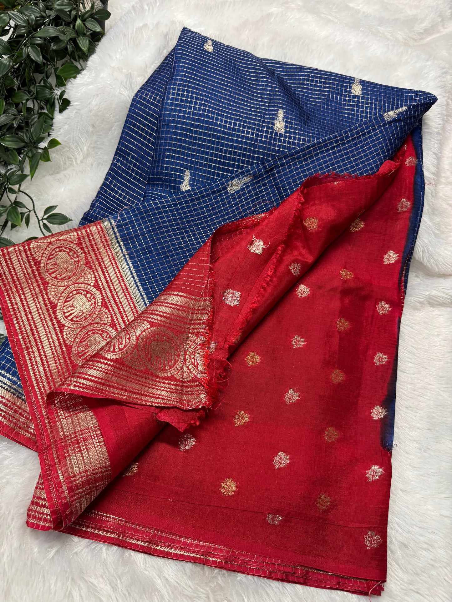 Vintage checks Mysore Georget-SR1174B