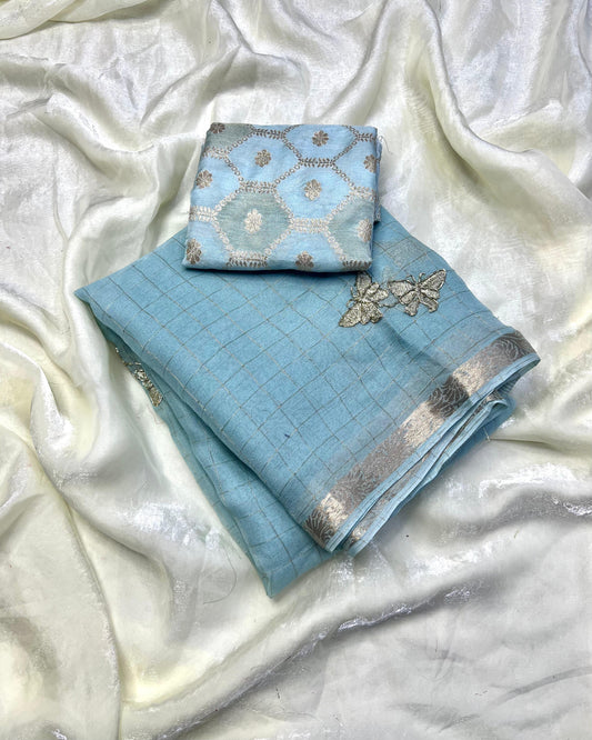Viscose Georget saree-SR1193D