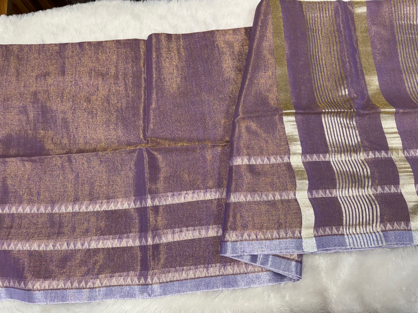 Linen tissue saree-SR1205E