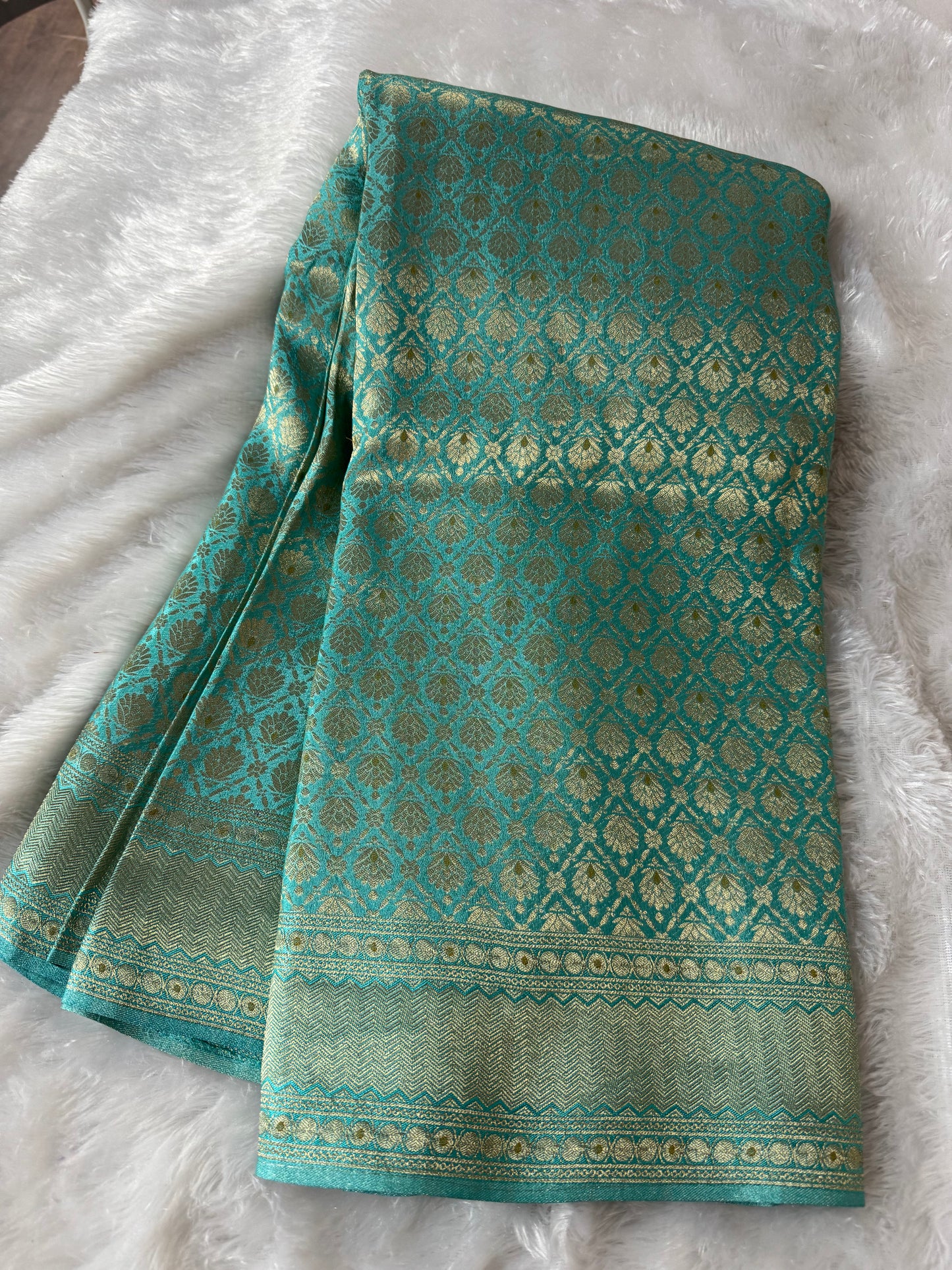 Banarasi crepe brocade saree-SR1178D
