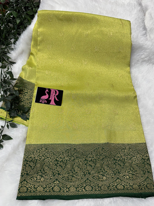 Vintage zari checks saree-SR1080B
