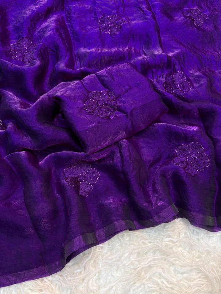 Space silk sarees-SR1307