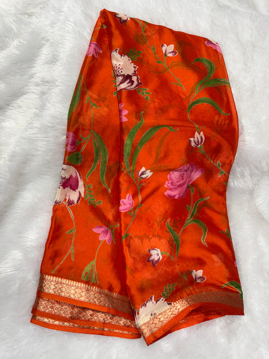 Chinnon digital print saree-SR1210E
