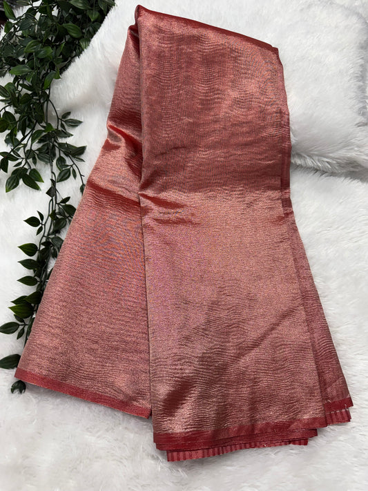 Crush tissue saree-SRS028A