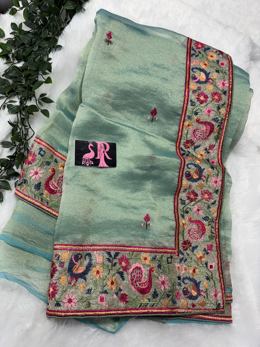Tissue Georget saree-SR1054D