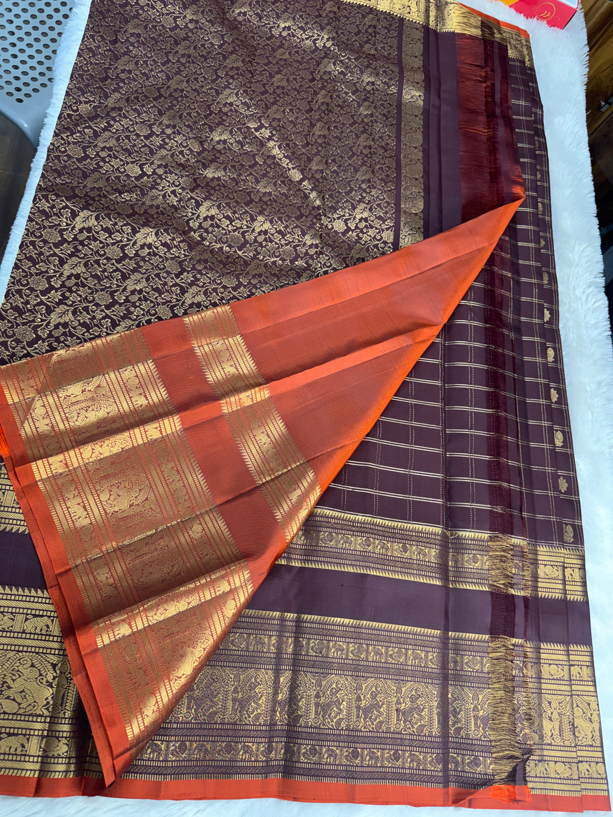 Vintage  Kanchipattu saree-SRKP16
