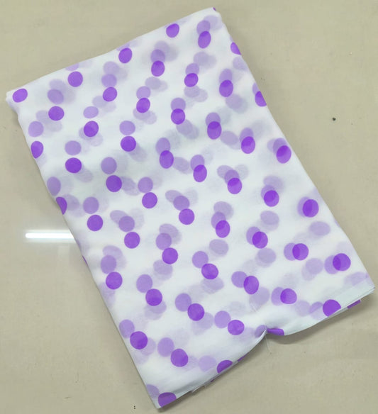 Georget polka dots saree-SR1221M