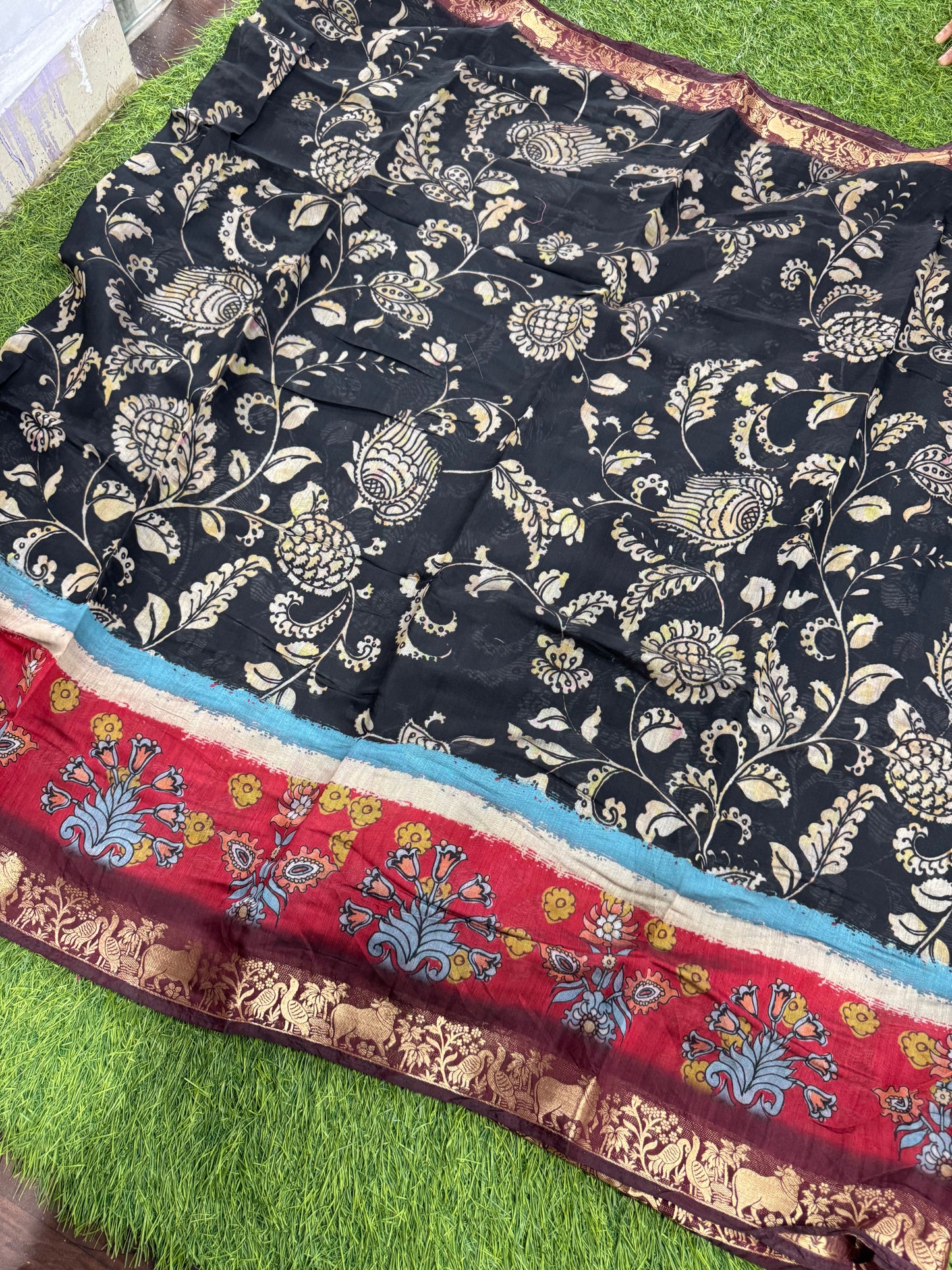 Viscose mushru silk saree-SR1109D