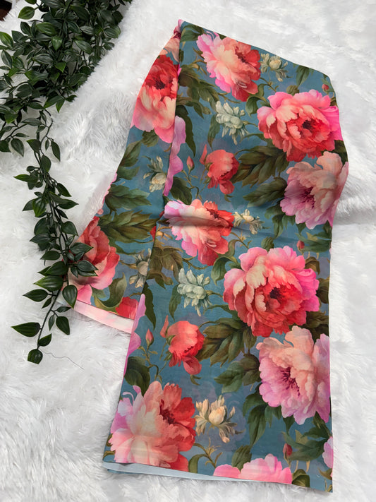 Georget flora saree-SR1099G