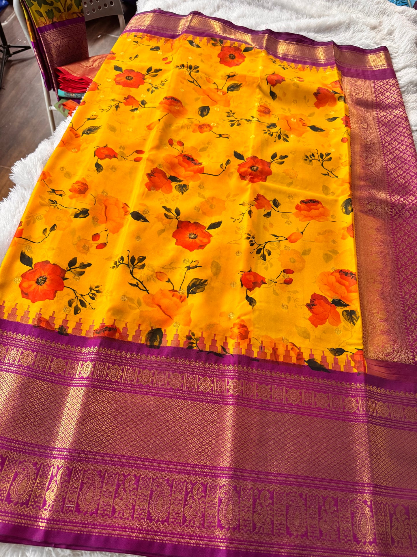 Digital Gadwal saree-SR1279I