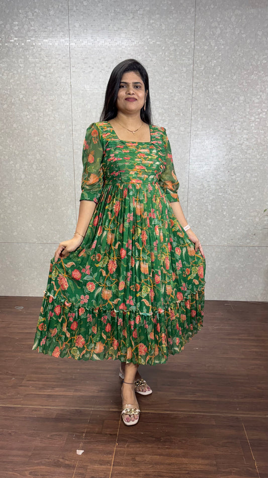 Chiffon Frock-SRF1003B