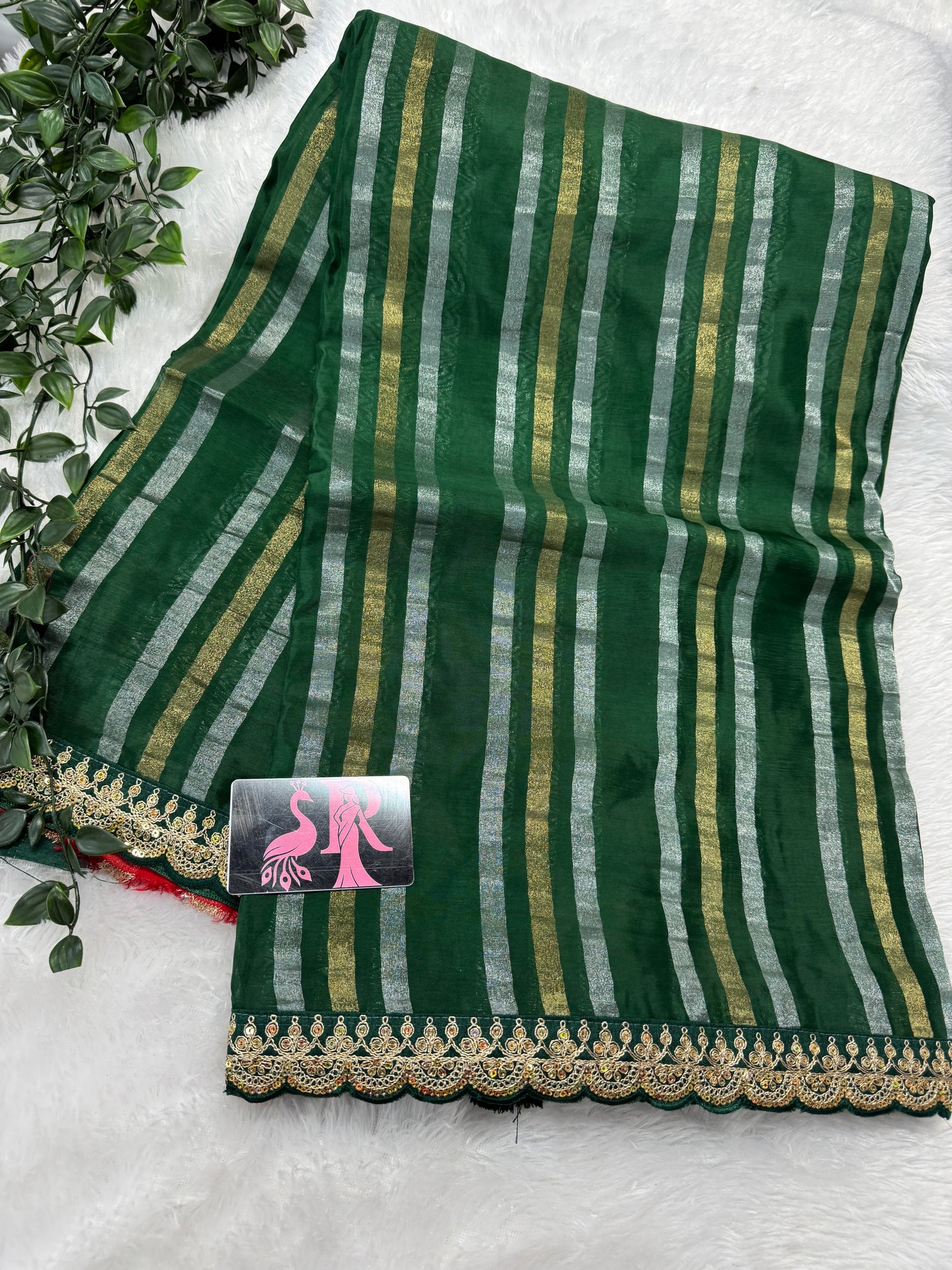 Kora tissue saree-SR1111B