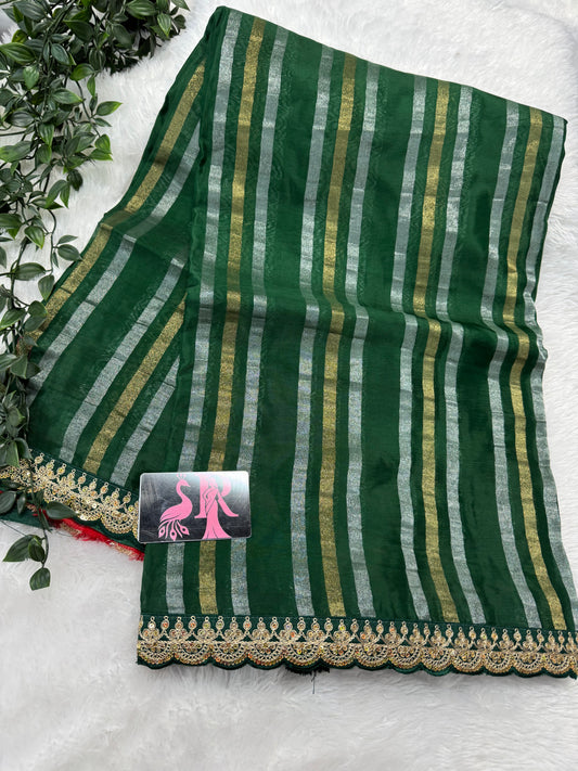 Kora tissue saree-SR1111B