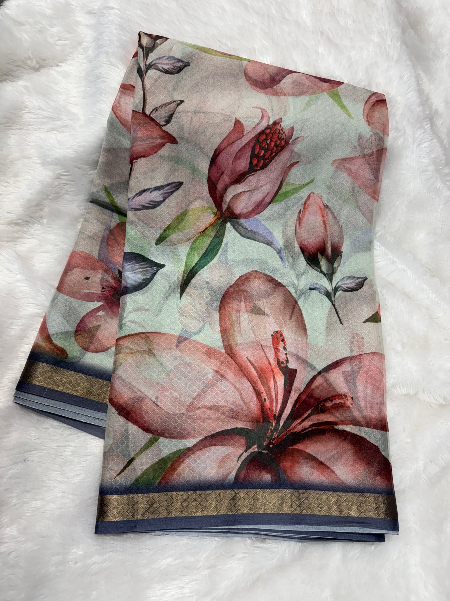 Fancy Georget saree-SR1188D