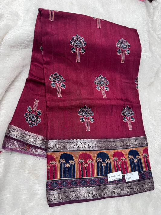 Pure Dola silk saree-SR1268A