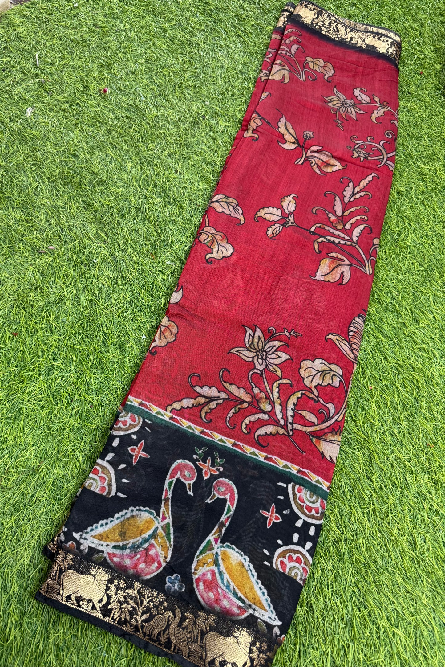 Viscose mushru silk saree-SR1109B