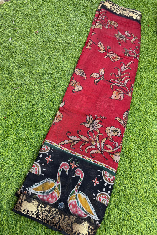 Viscose mushru silk saree-SR1109B