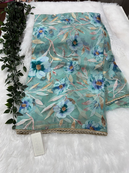 Designer Brasso Saree-SR1030D