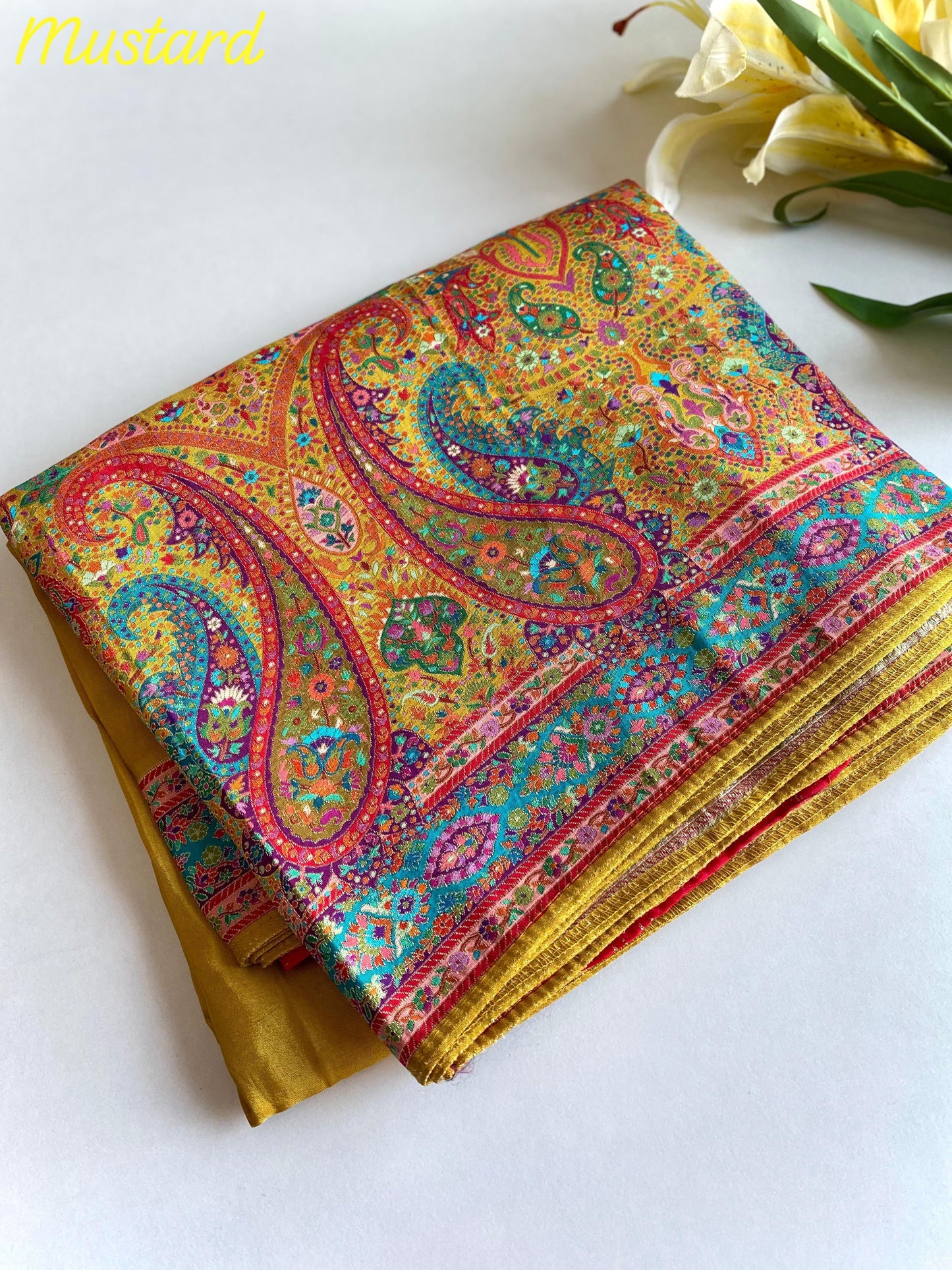 Pashmina saree-SR1071A
