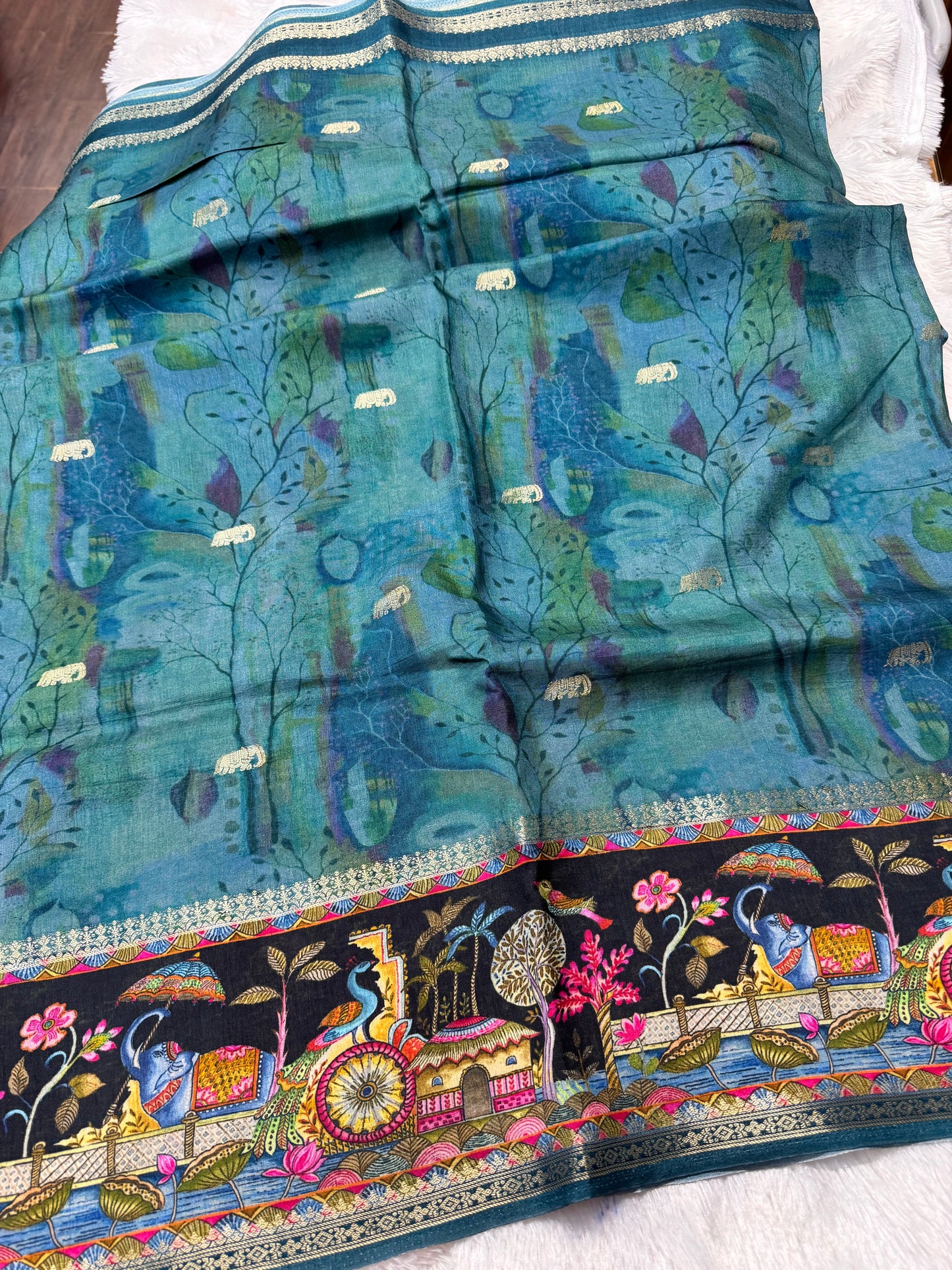 Pure Dola silk saree-SR1295C