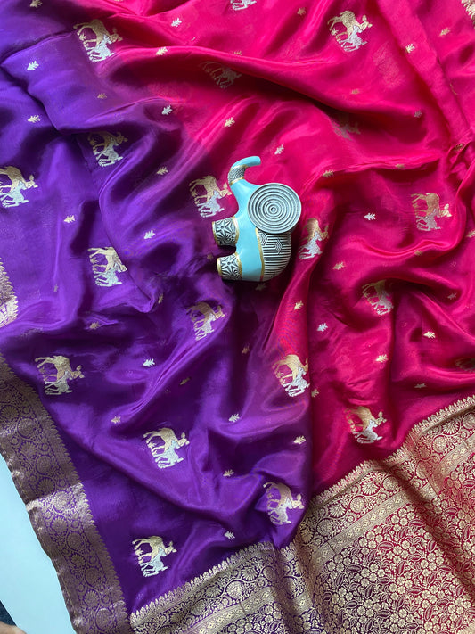 Pure H.O silk saree-SR1136B