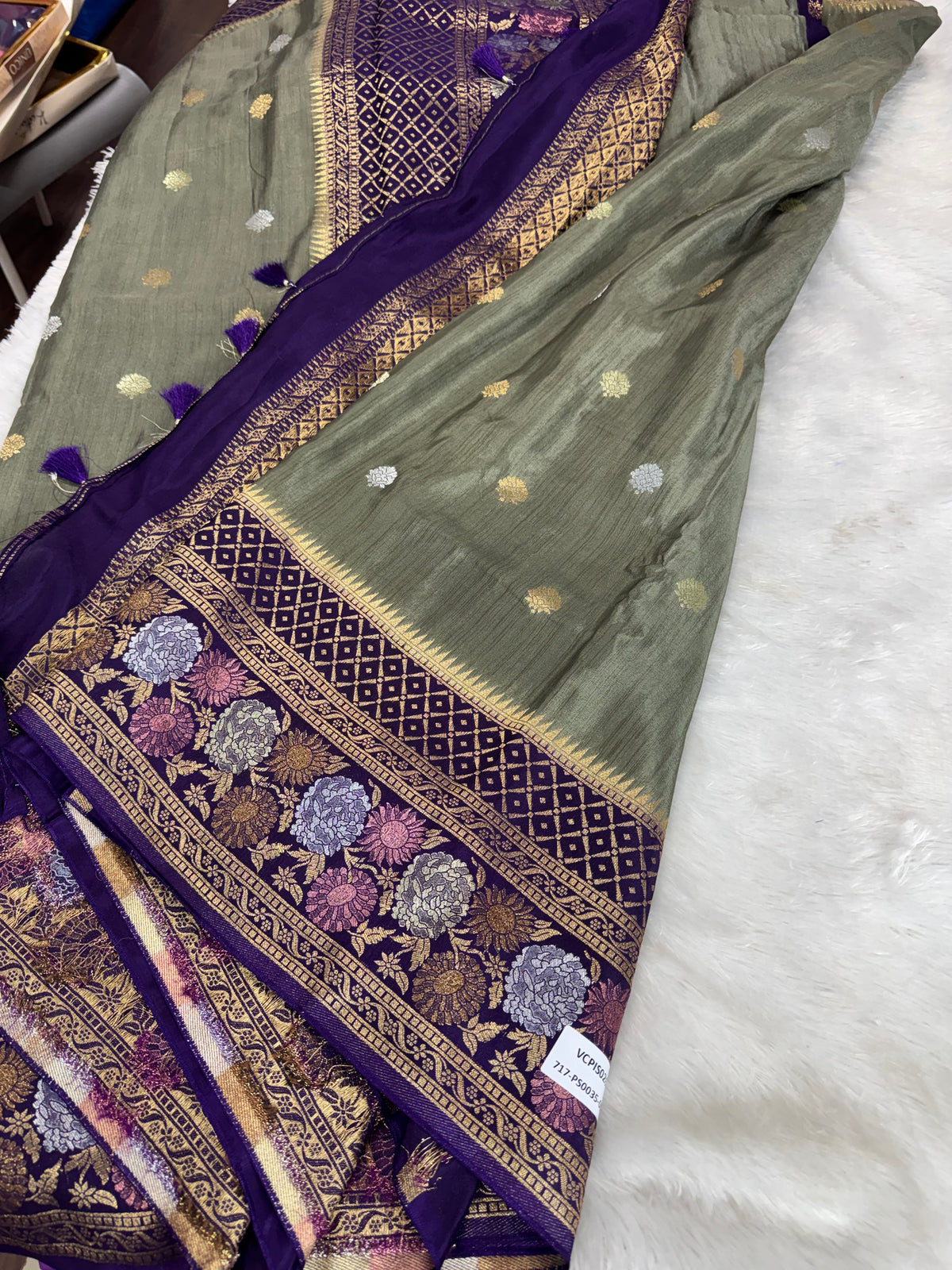 Handloom matka silk saree-SR1318