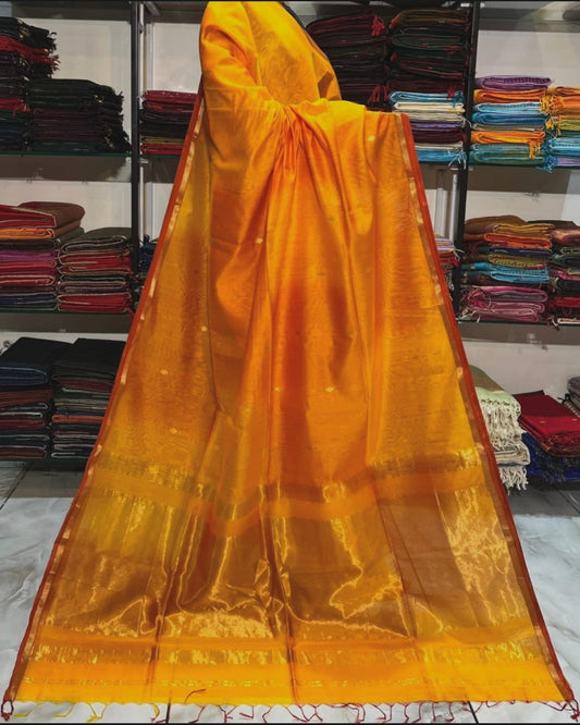 Handloom Maheswari silk sarees-SR1298H