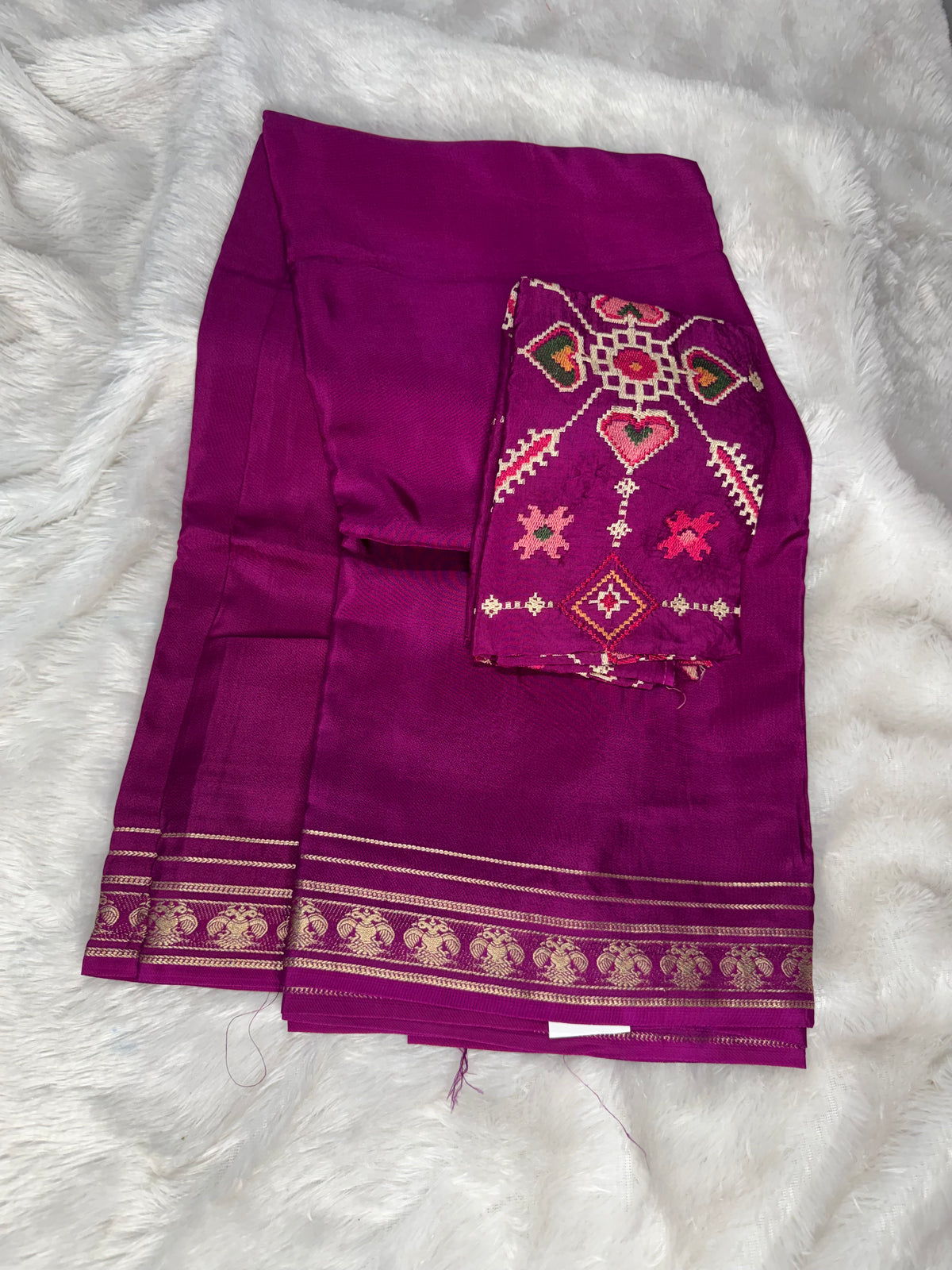 Mysore crepe Saree-SR1325