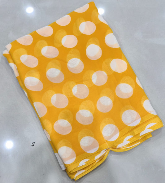 Georget polka dots saree-SR1221I