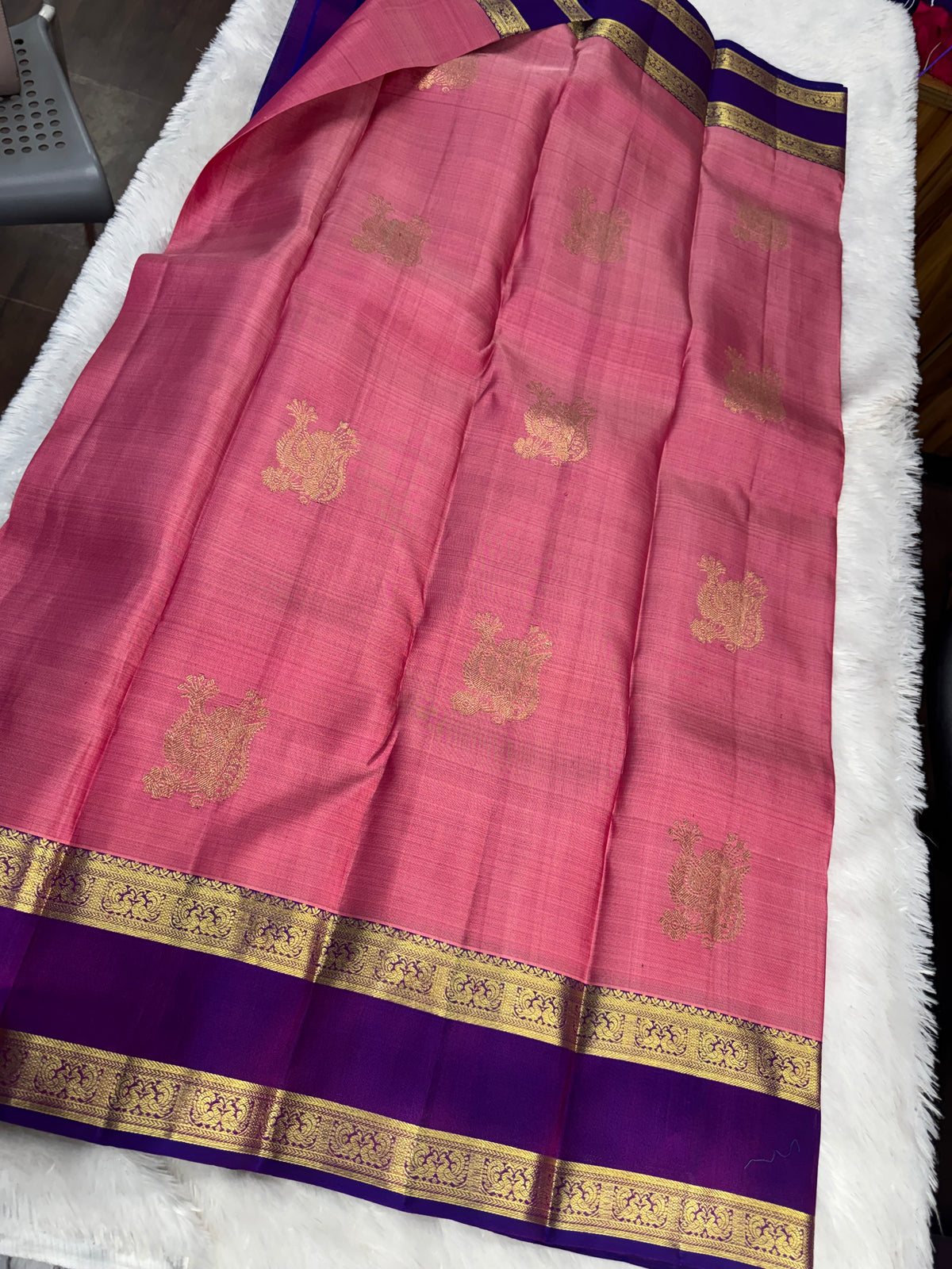 Handloom vintage Kanchipattu saree-SRKP14