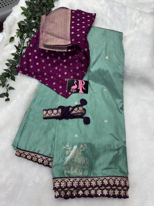 Mona silk saree-SRS020B