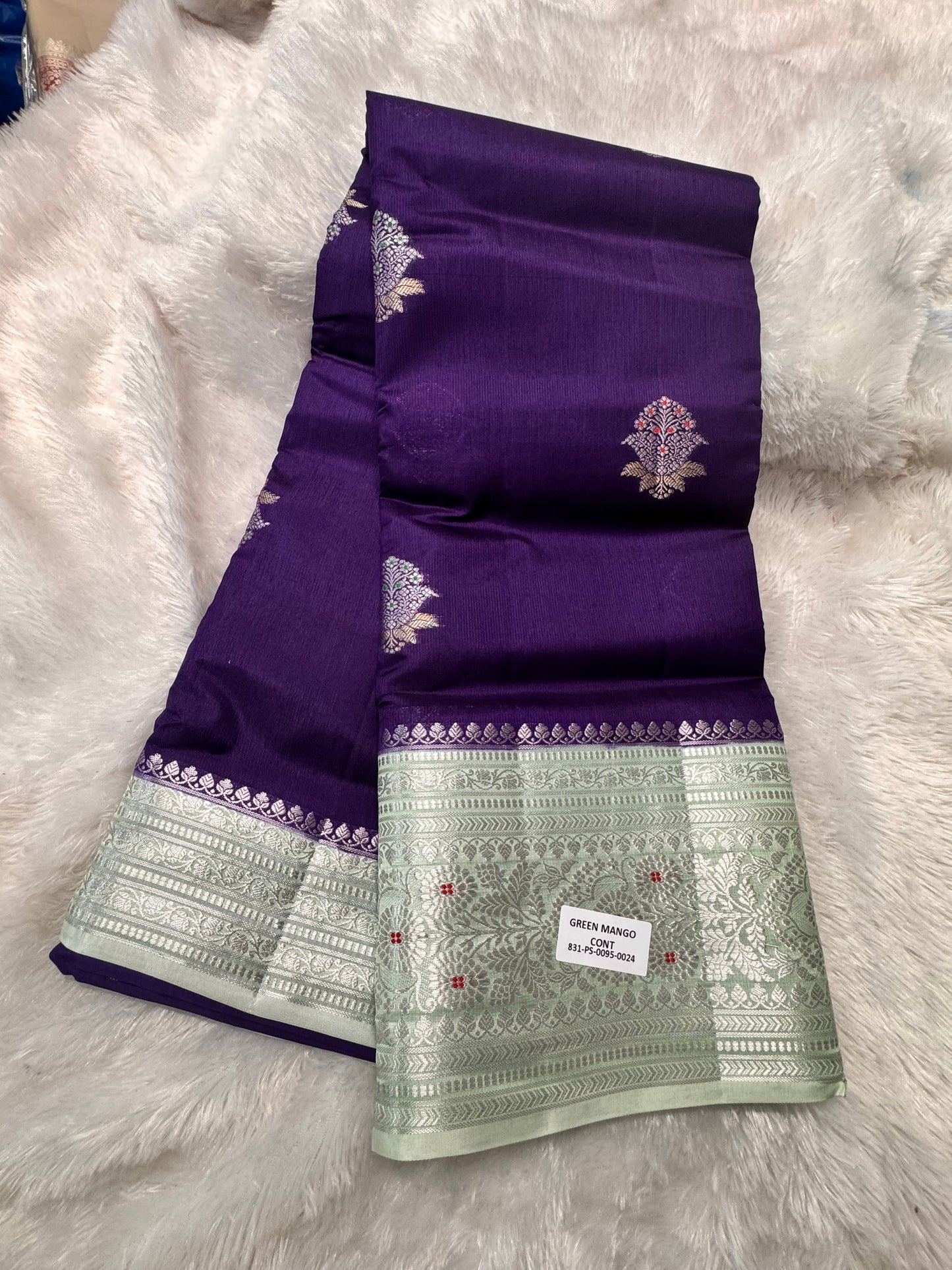 Green Manho Saree-SR1284D