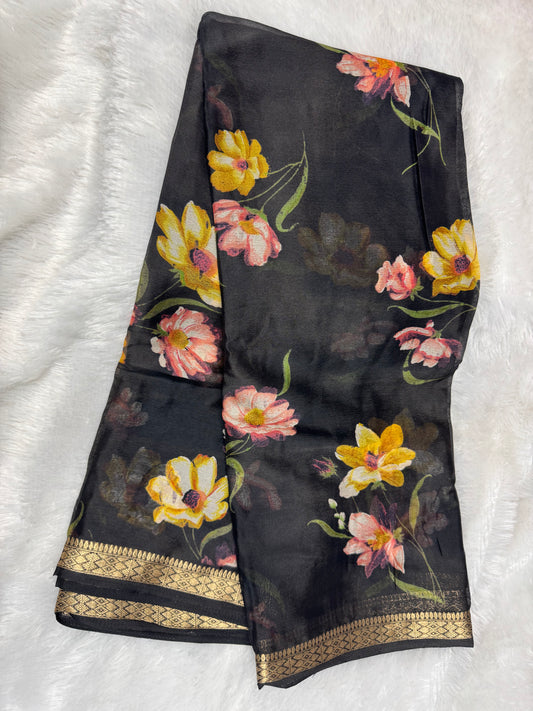 Chinnon digital print saree-SR1210h