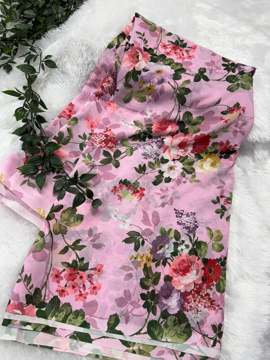 Georget flora saree-SR1099M