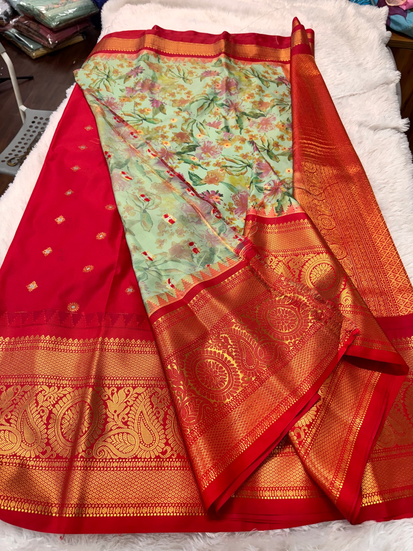 Digital Gadwal saree-SR1279C