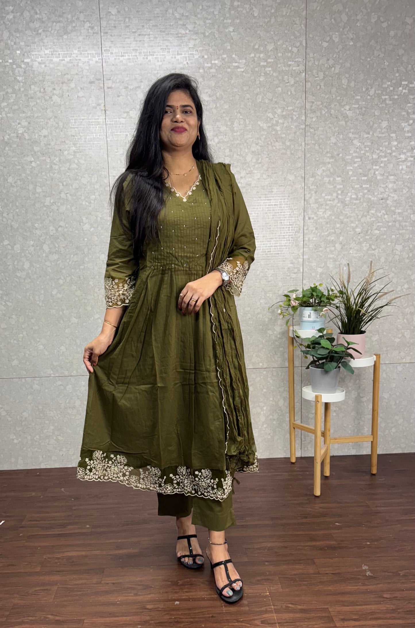 Pure mulcotton suit-SRS008A